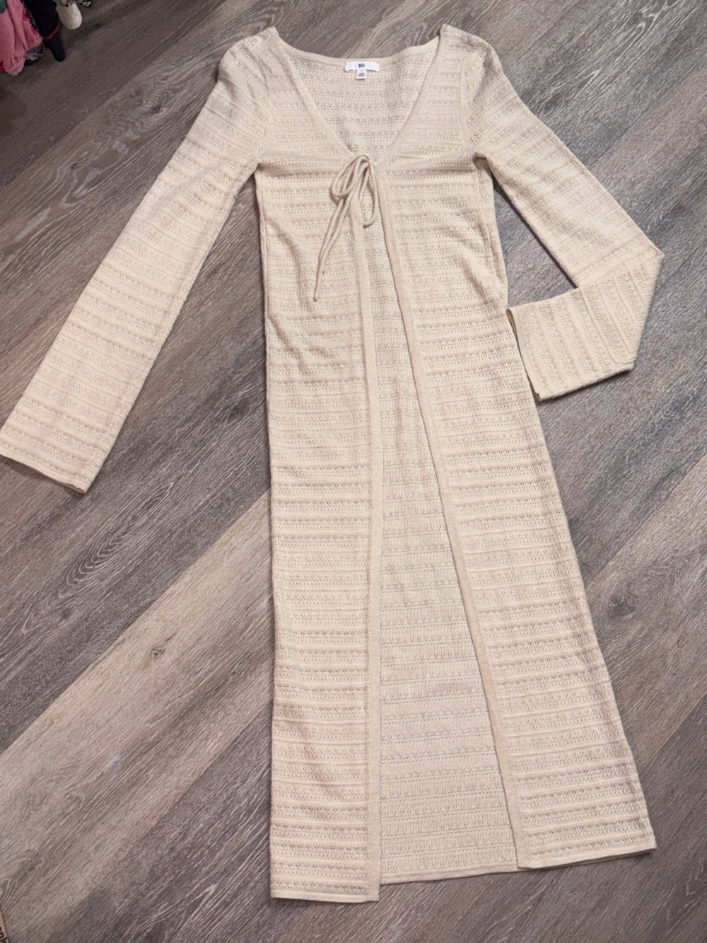 Cozy Soft Knit Duster with flare sleeves, minimalist, boho, coastal, indie